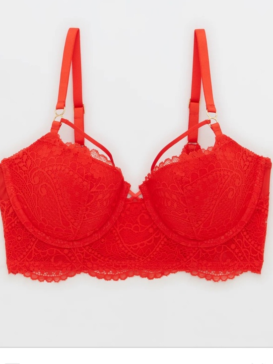 aerie Other - Aerie Real Power Paisley Lace Strappy Balconette Bra 40DD